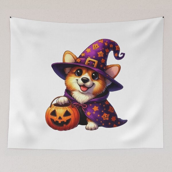 Item preview, Corgi Dog Halloween designed and sold by doodIllustrate.
