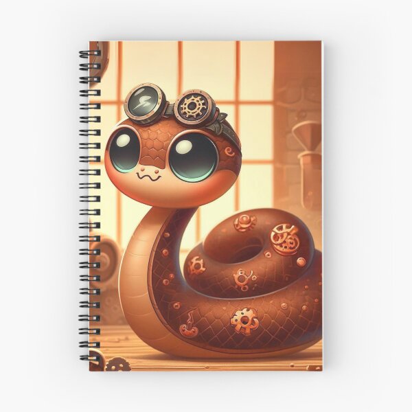 Item preview, Steampunk Brown Snake designed and sold by Sillytoe.