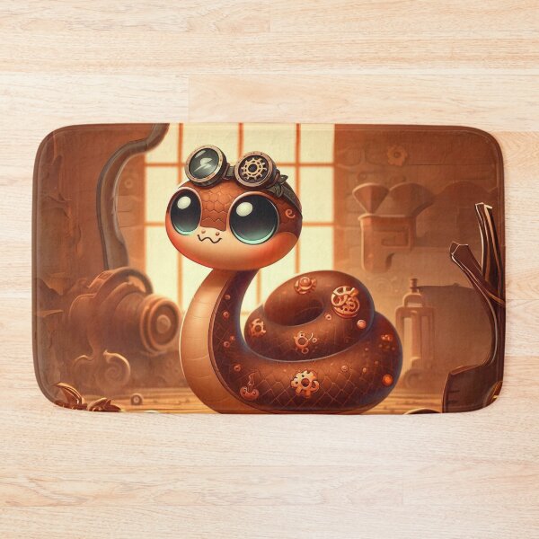 Item preview, Steampunk Brown Snake designed and sold by Sillytoe.