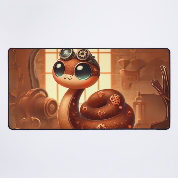 Item preview, Steampunk Brown Snake designed and sold by Sillytoe.