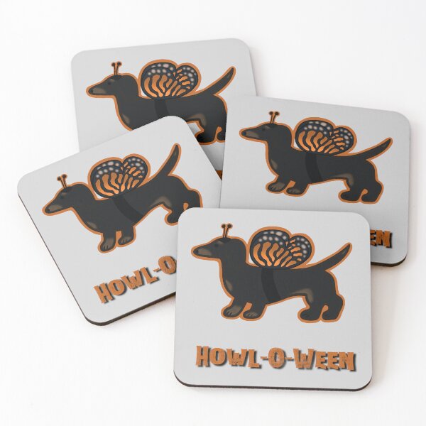 Item preview, Halloween Black/Tan Dachshund- Butterfly Costume designed and sold by NDeYoungLLC.