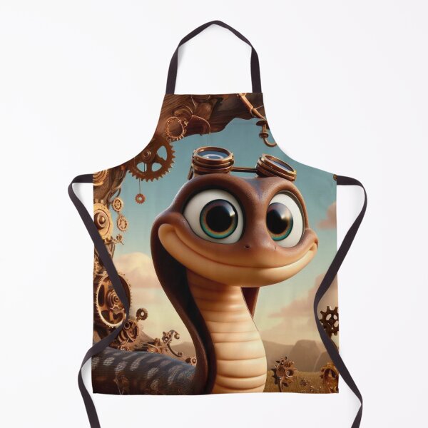 Item preview, Steampunk Brown Tree Snake designed and sold by Sillytoe.