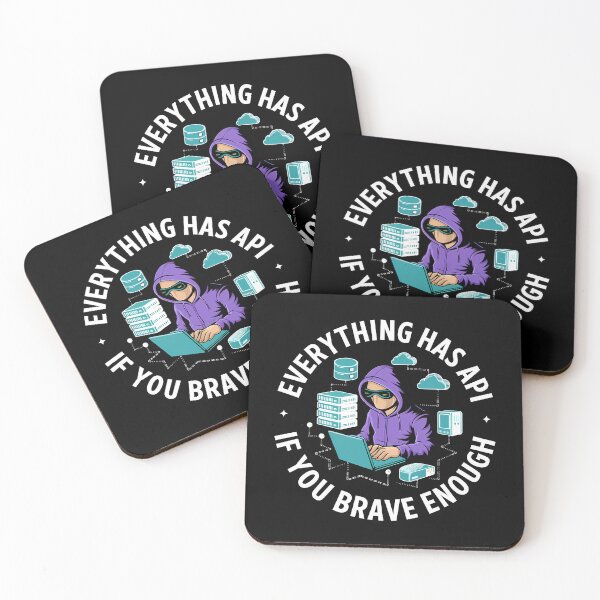 Item preview, Funny Hacker Slogan Everything Has API designed and sold by Funny Vintage Stickers And T-Shirts.