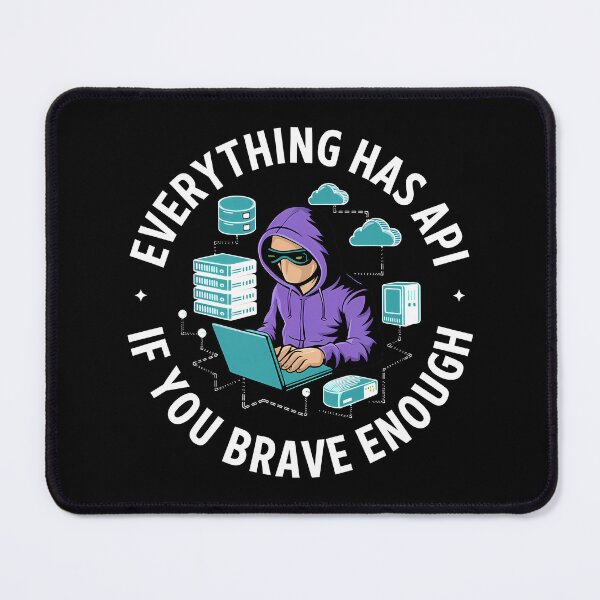 Item preview, Funny Hacker Slogan Everything Has API designed and sold by Funny Vintage Stickers And T-Shirts.