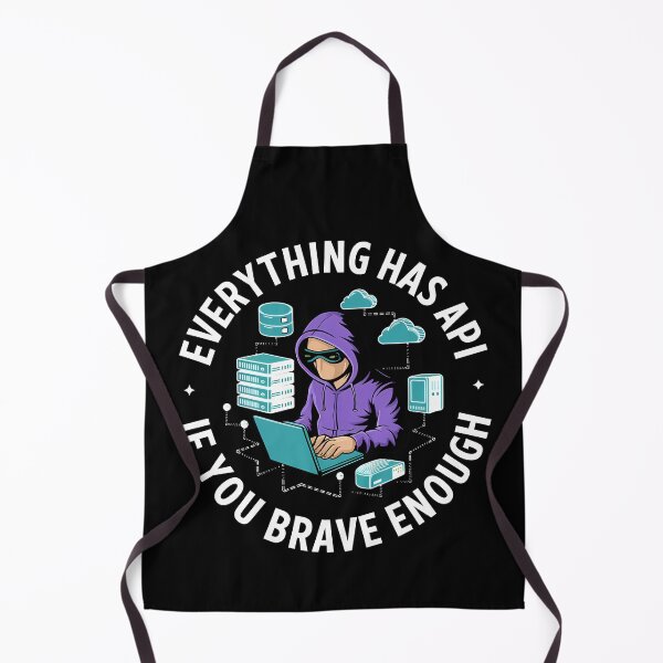 Item preview, Funny Hacker Slogan Everything Has API designed and sold by Funny Vintage Stickers And T-Shirts.