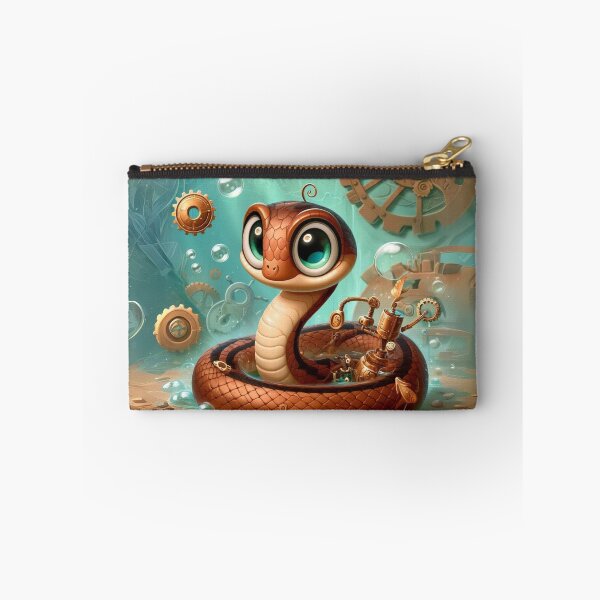 Item preview, Steampunk Brown Water Snake designed and sold by Sillytoe.