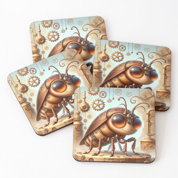 Item preview, Steampunk Brown-banded Cockroach designed and sold by Sillytoe.