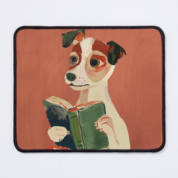 Item preview, The Bookish Dog designed and sold by ArtsySesta.