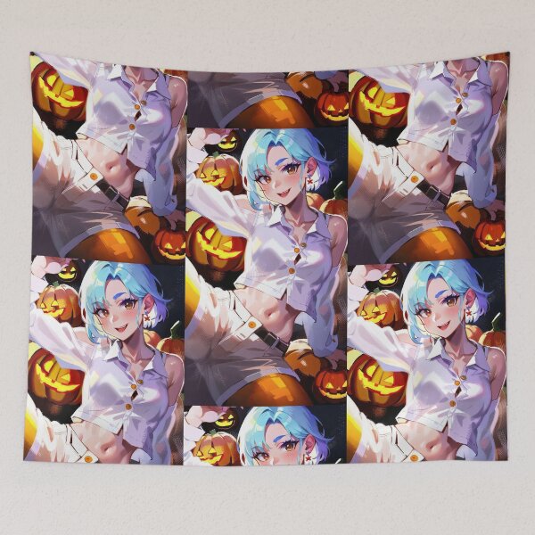 Item preview, Glowing Girl in the Pumpkin Patch designed and sold by KillerCrafts.
