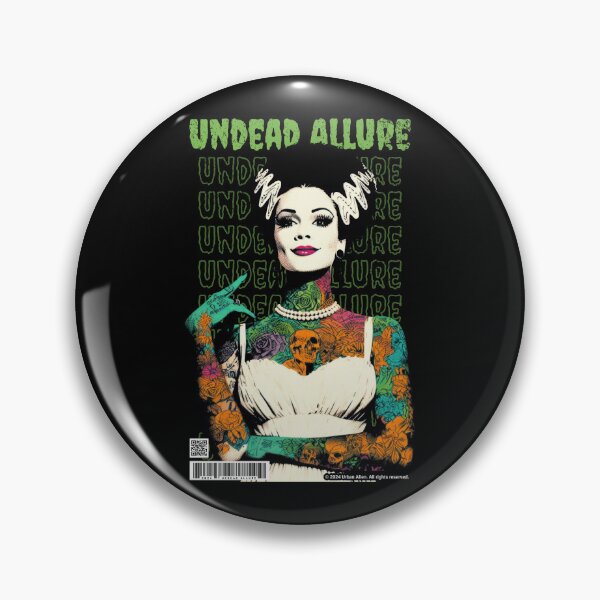 Artikelvorschau, Undead Allure - Lustige Frankenstein-Braut Vintage Halloween entworfen und verkauft von Urban-Alien.