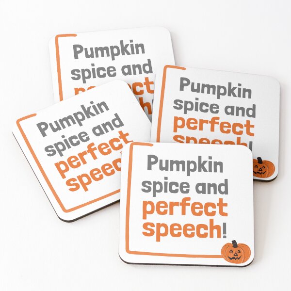 Item preview, Pumpkin Spice and Perfect Speech - Fall-Themed Speech Therapy T-SHIRT designed and sold by SmartPatterns.