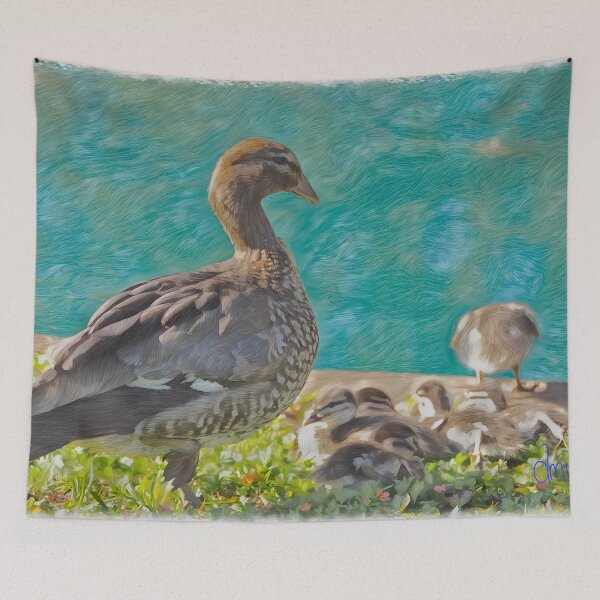 Item preview, Wild duck family  designed and sold by Amy Houston.