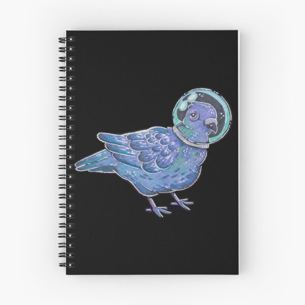 Aperçu de l'œuvre Pigeon de l'espace (transparent) créée et vendue par BreenanaBread.