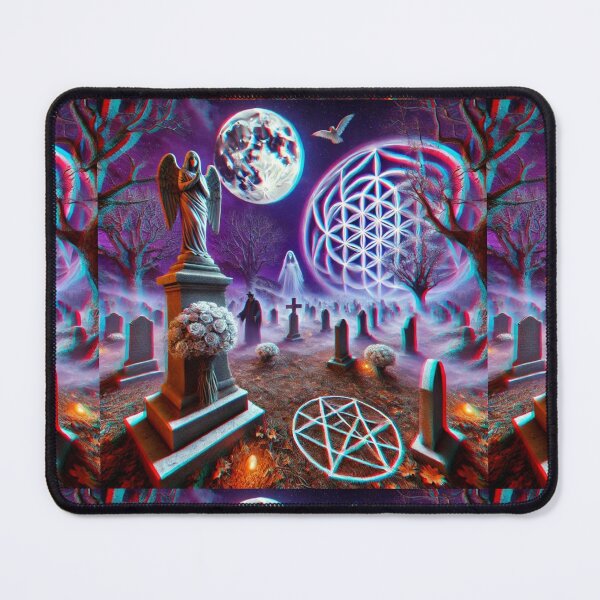 Item preview, Haunted Graveyard Under the Full Moon designed and sold by Meta2Physical.