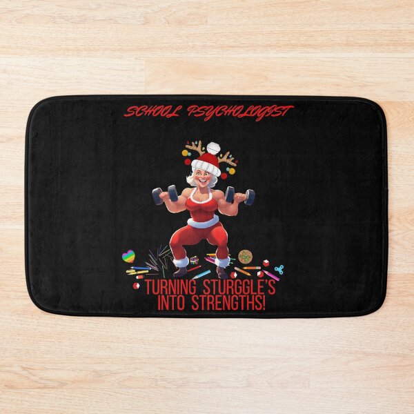 Item preview, Turning Struggles into Strengths, Mrs. Claus School Psychologist Christmas Shirt designed and sold by ArtofMac.