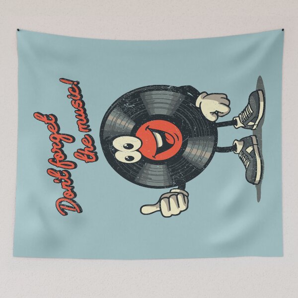 Item preview, Don't Forget The Music - Vintage Vinyl Record Lover designed and sold by Urban-Alien.