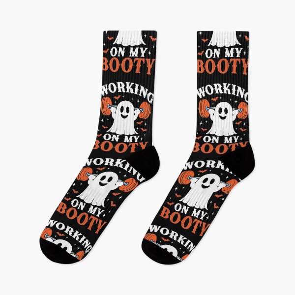 Item preview, Working On Booty Halloween Funny Ghost Lifting designed and sold by GPODdesign.