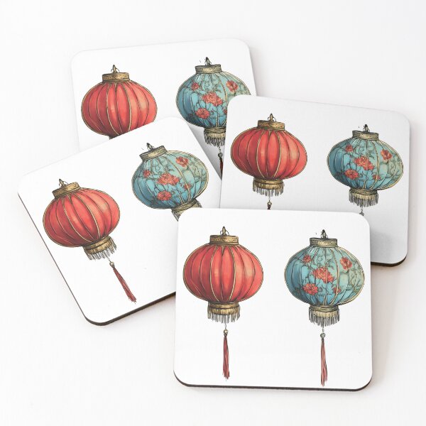 Item preview, cute Chinese lanterns designed and sold by station-one.