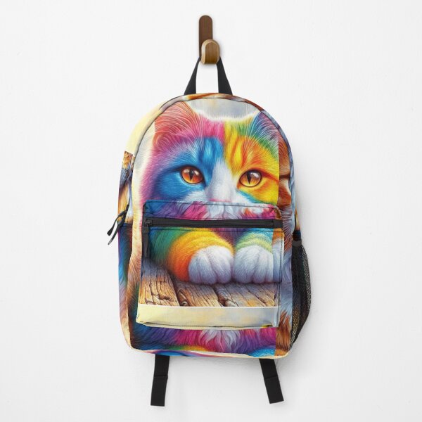 Item preview, cute colorful cat designed and sold by BRTSHA88.