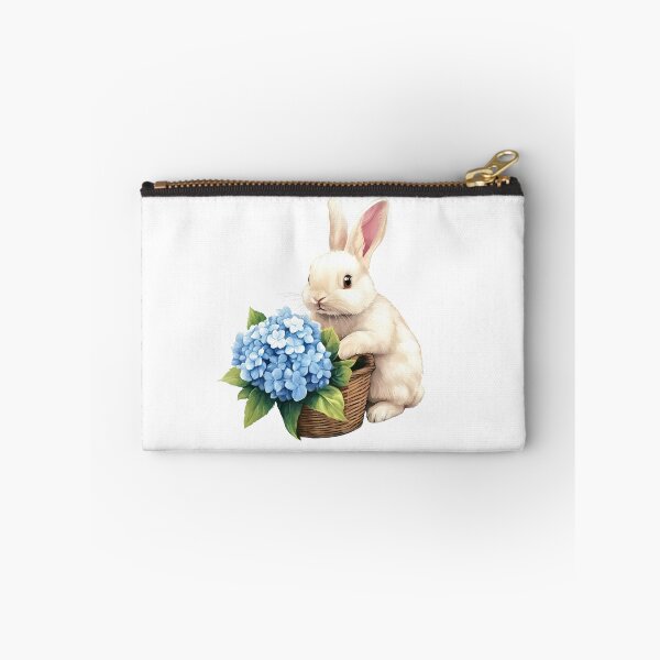 Item preview, Rabbit with blue Hydrangea basket designed and sold by Jayjaynaenae.