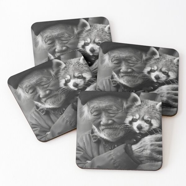 Item preview, Red Panda + Old Man designed and sold by the-ua-store.