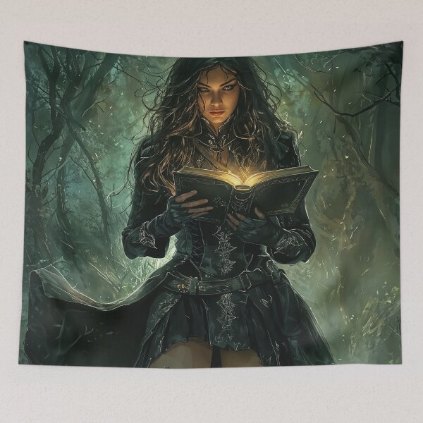 Item preview, The Enchantress of the Forbidden Forest: Secrets Unveiled designed and sold by oanaunciuleanu.