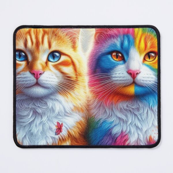 Item preview, cute colorful cat designed and sold by BRTSHA88.