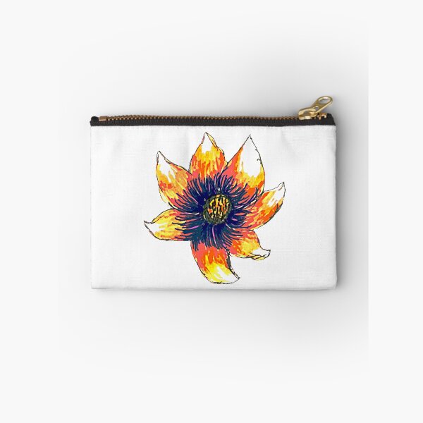 Item preview, PRETTY ORANGE FLOWER, HAND DRAWN FLOWER designed and sold by larissa-myrie.