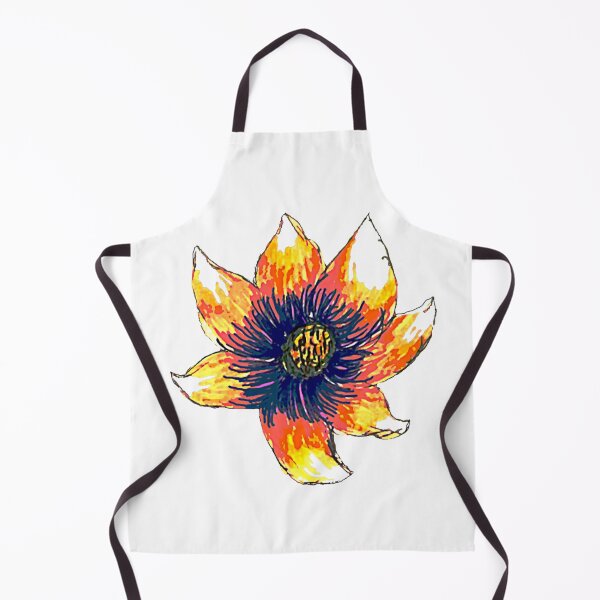 Item preview, PRETTY ORANGE FLOWER, HAND DRAWN FLOWER designed and sold by larissa-myrie.