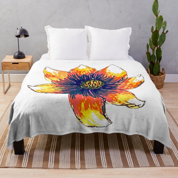 Item preview, PRETTY ORANGE FLOWER, HAND DRAWN FLOWER designed and sold by larissa-myrie.