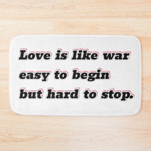 Item preview, Love is like war designed and sold by Daofa.