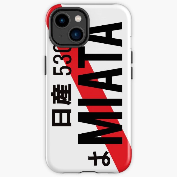 MIATA JDM License Number Plate iPhone Tough Case