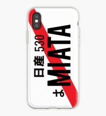 MIATA JDM License Number Plate iPhone Case
