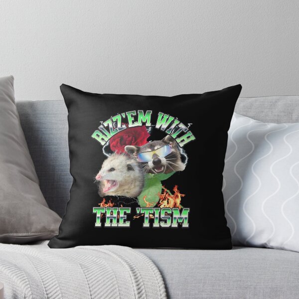 Item preview, Rizz Em With The Tism Raccoon Autism Awareness opossum designed and sold by LeoVargasVelha.