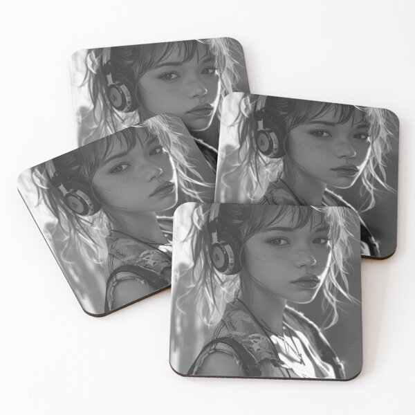 Item preview, Portraits of Young Women in Anime and Manga Style designed and sold by Piotrek0001.