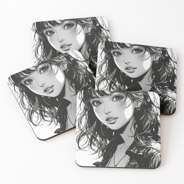 Item preview, Portraits of Young Women in Anime and Manga Style designed and sold by Piotrek0001.