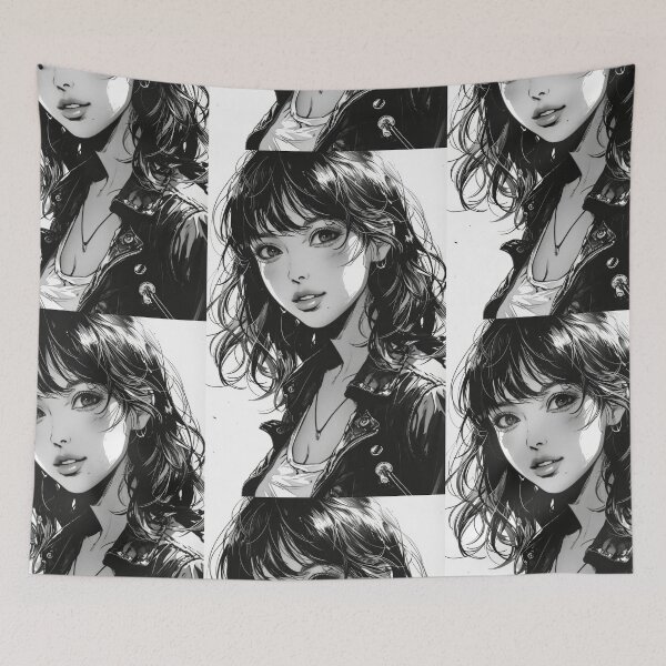 Item preview, Portraits of Young Women in Anime and Manga Style designed and sold by Piotrek0001.