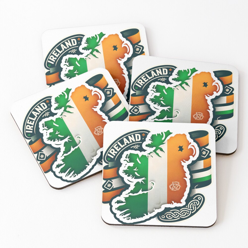 Item preview, Coasters (Set of 4) designed and sold by LoveLabDesign.