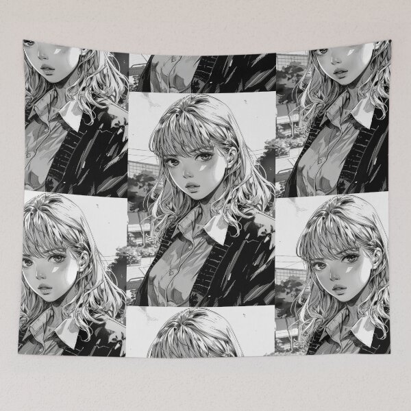 Item preview, Portraits of Young Women in Anime and Manga Style designed and sold by Piotrek0001.