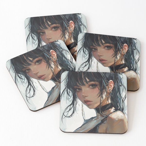 Item preview, Portraits of Young Women in Anime and Manga Style designed and sold by Piotrek0001.
