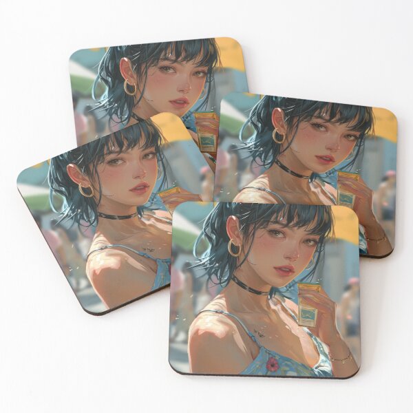 Item preview, Portraits of Young Women in Anime and Manga Style designed and sold by Piotrek0001.