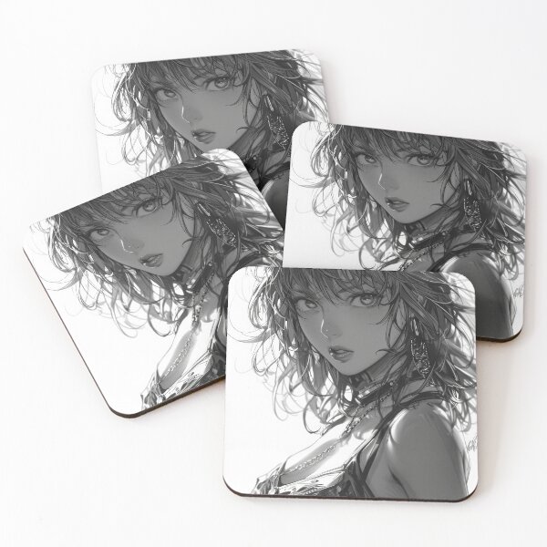 Item preview, Portraits of Young Women in Anime and Manga Style designed and sold by Piotrek0001.