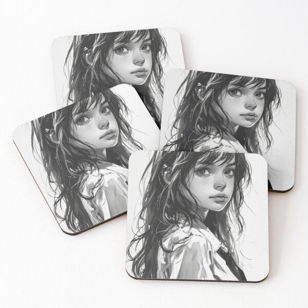 Item preview, Portraits of Young Women in Anime and Manga Style designed and sold by Piotrek0001.
