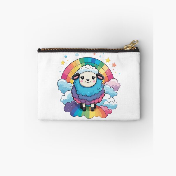 Item preview, Sheep with Rainbow Sticker. Ram. Kawaii Stickers. Birthday and Gifts.  designed and sold by Aknarin Thika.