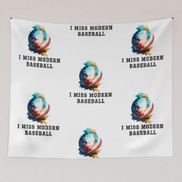 Aperçu de l'œuvre Le t-shirt de baseball moderne me manque créée et vendue par LensherArt.