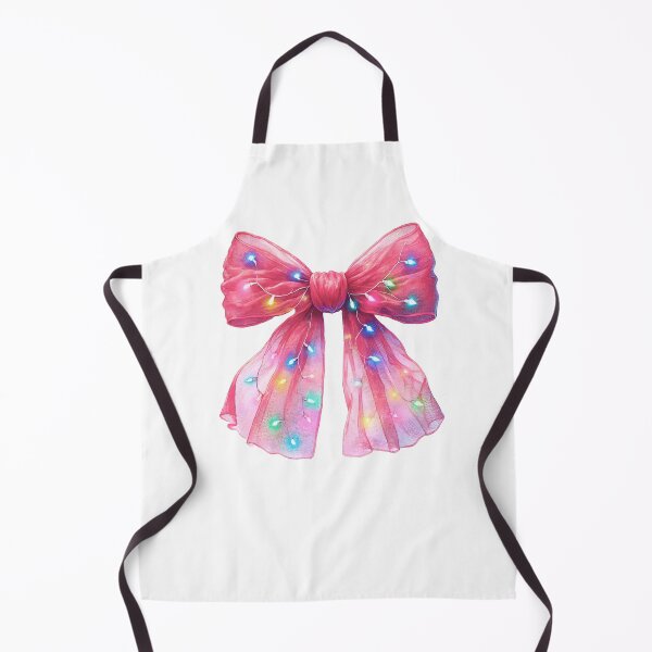 Item preview, Whimsical Pink Bow with Festive Christmas Lights designed and sold by CultDigHoriz.