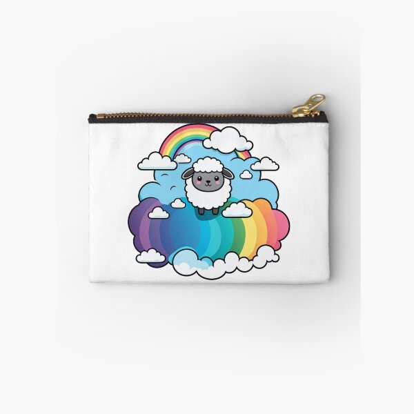 Item preview, Sheep with Rainbow Sticker. Lamb Cartoon. Kawaii Stickers. Birthday and Gifts.  designed and sold by Aknarin Thika.