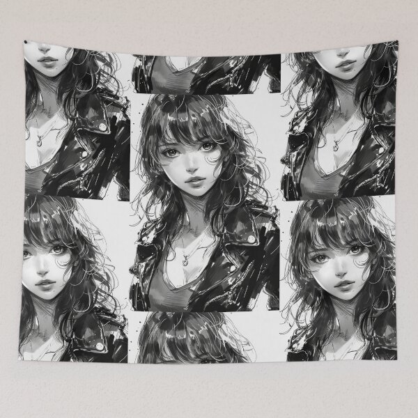 Item preview, Diverse Portraits of Young Women in Anime Style designed and sold by Piotrek0001.