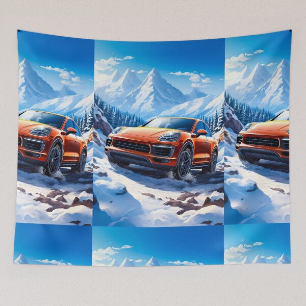 Item preview, Porsche Cayenne Turbo Majestic Winter Wonderland designed and sold by RevUpDesign.