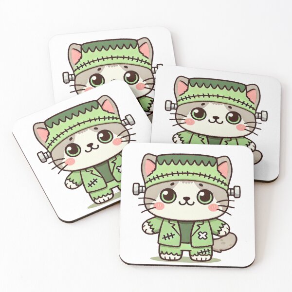 Item preview, FrankenPaws The Monster Cat designed and sold by NineNIGHT404.